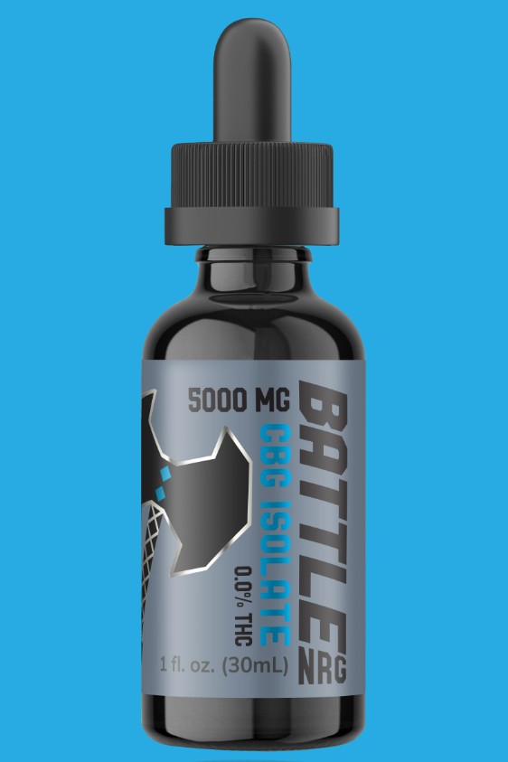 Photograph of product: BattleNRG - 5000mg CBG Isolate Tincture