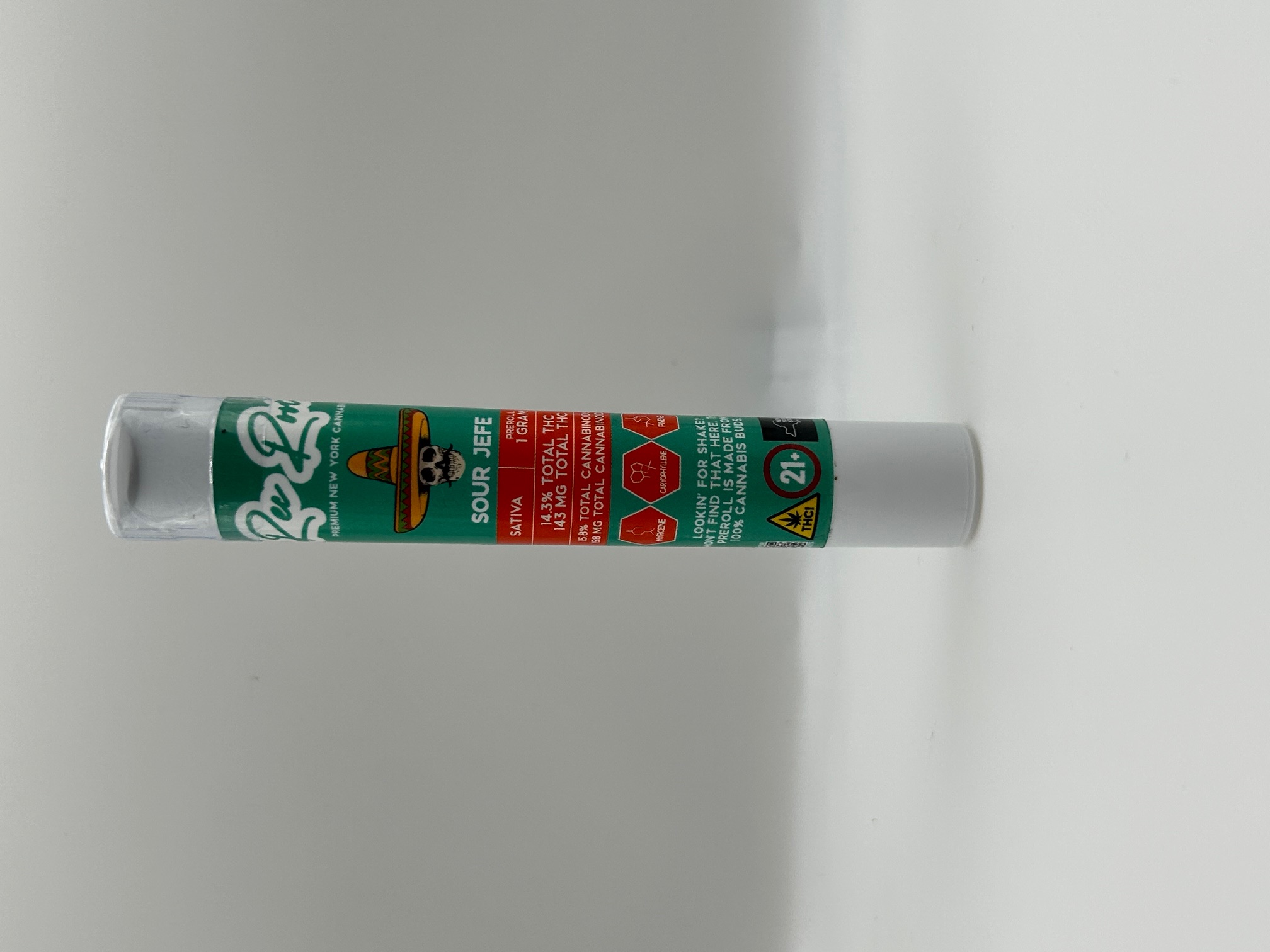 Photograph of product: Rec Roots | Sour Jefe | Preroll