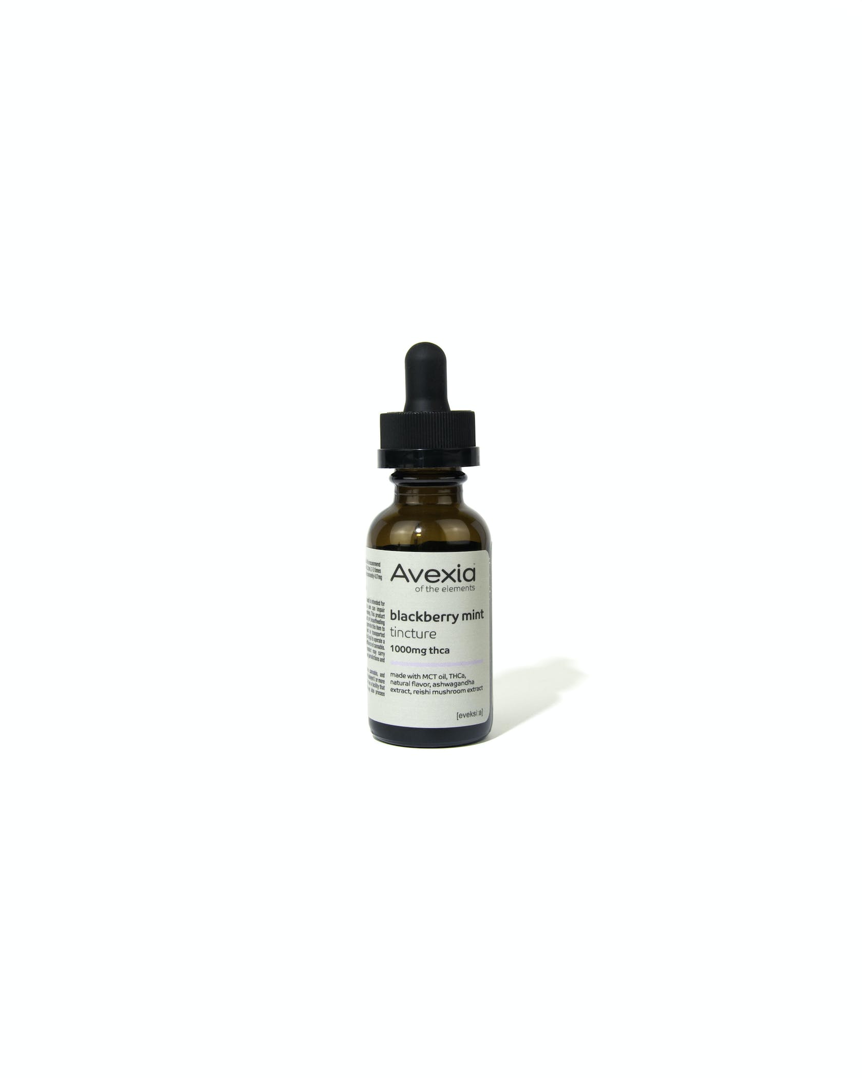 Photograph of product: Avexia  |  Strawberry Orange Cream 1:1  | 100mg | Tincture | CBD