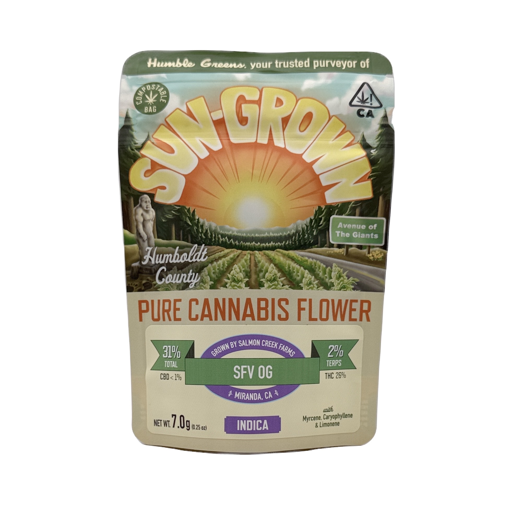 Photograph of product: SFV OG - QUARTER OUNCE