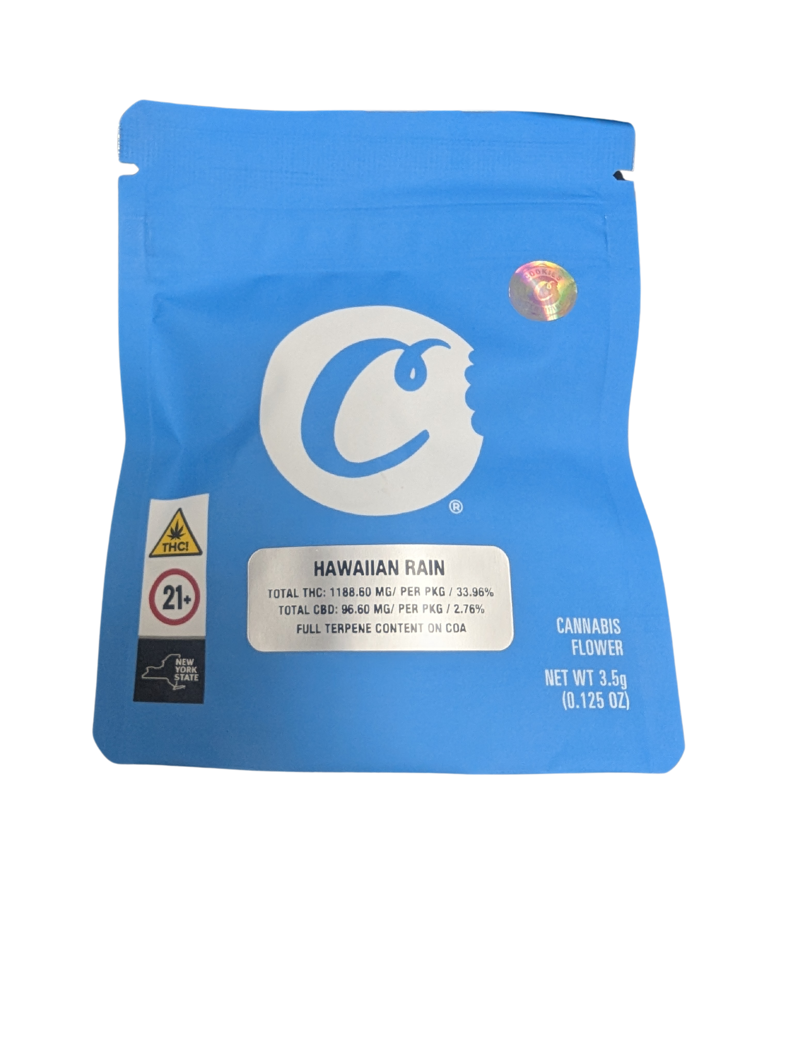 Photograph of product: Cookies | Hawaiian Rain | Flower | 3.5g