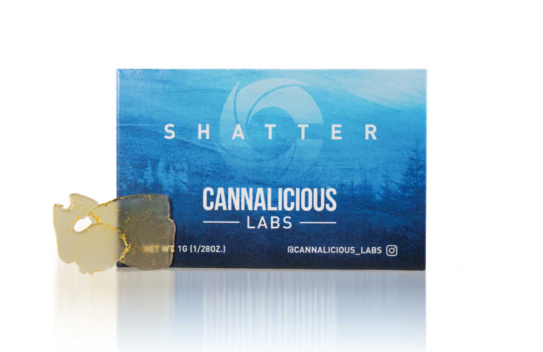 Photograph of product: Cannalicious - Shatter 1g - Watermelon Z