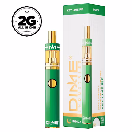 Photograph of product: Dime Disposable Vape 2g Key Lime Pie