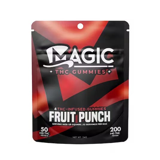Photograph of product: Magic | Fruit Punch | 200mg Gummies