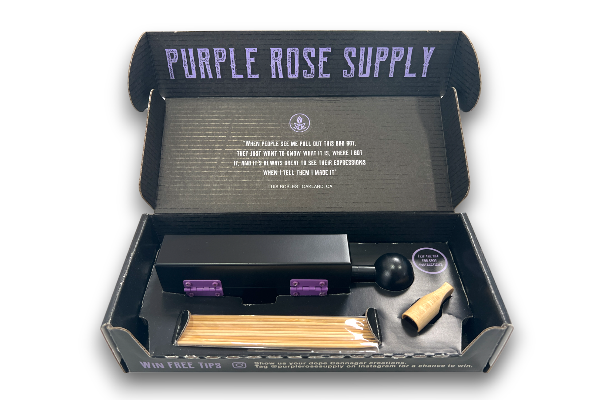 Photograph of product: Small Blunt Mold Kit | Purple Rose Supply | Packs 2-4g Blunts - Small Blunt Mold Kit | Purple Rose Supply | Packs 2-4g Blunts