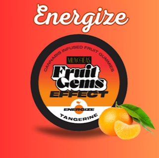 Photograph of product: Energize  Tangerine Gummies