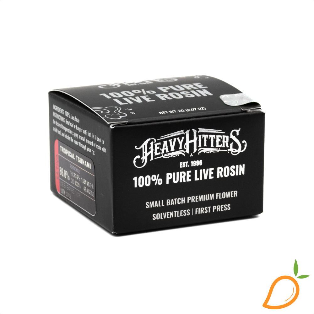 Photograph of product: 2g Tropical Tsunami Live Rosin Heavy Hitters