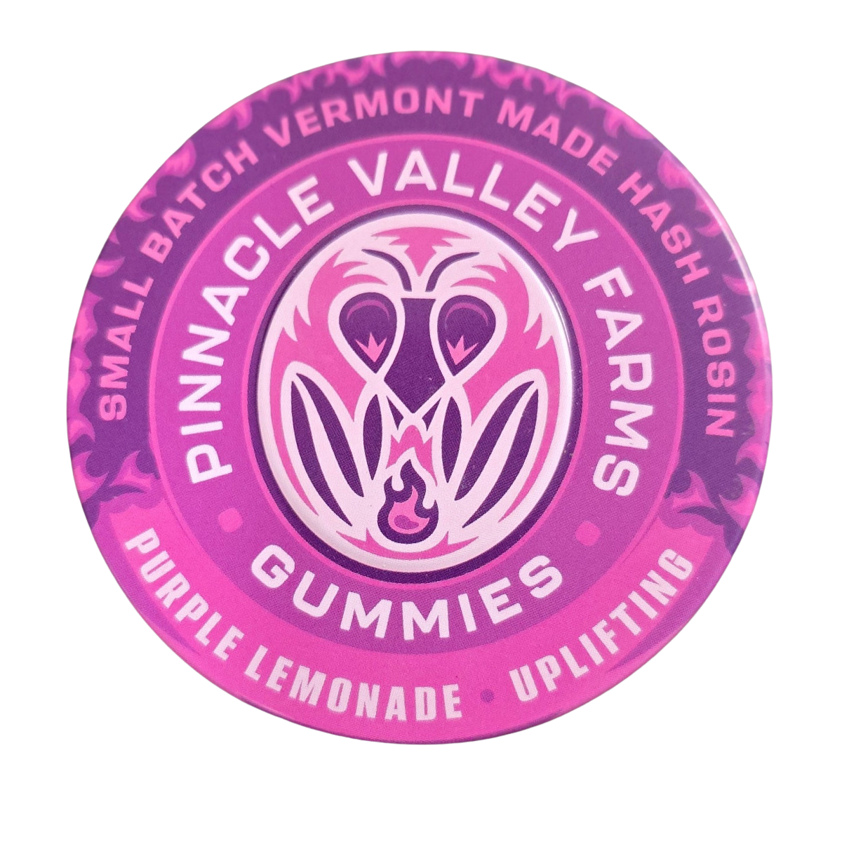 Photograph of product: Uplifting | Purple Lemonade | au chocolat Rosin Gummies