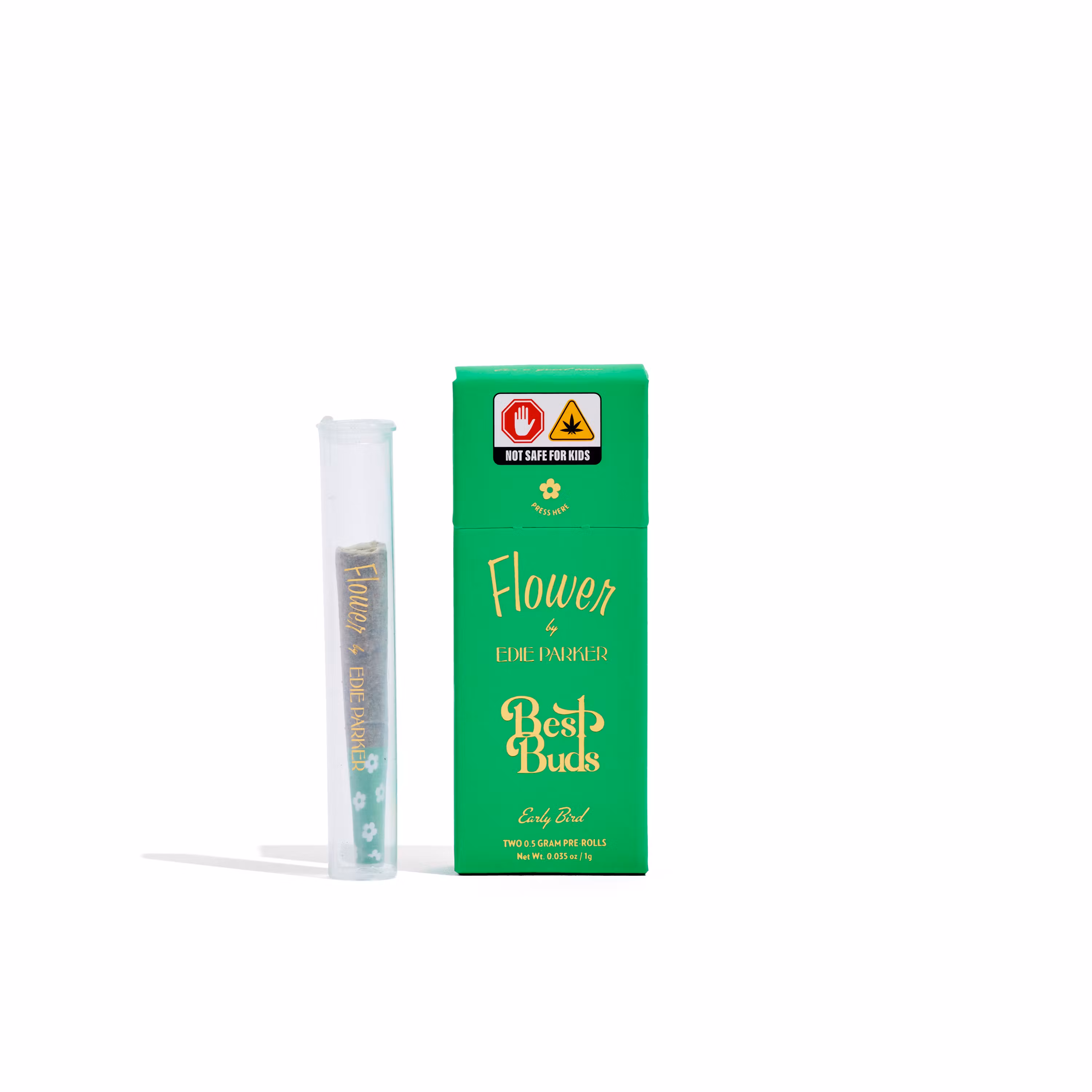 Photograph of product: Edie Parker | Early Bird | Pre-Rolls | 2pk/1g