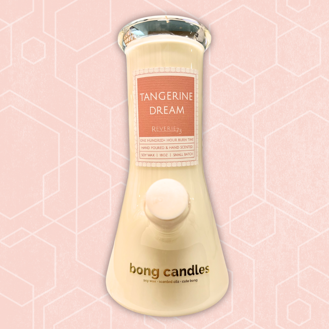 Photograph of product: Tangerine Dream Bong Candle | TAX INCLUDED