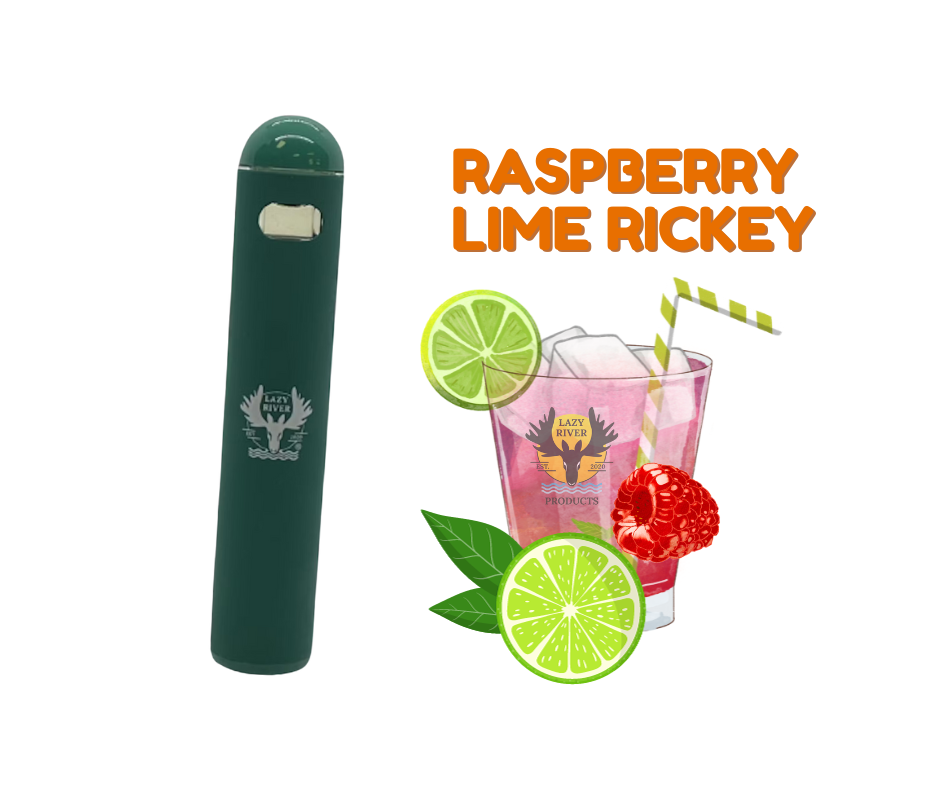 Photograph of product: Raspberry Lime Ricky All In One Vape .5g (TAX INCLUDED)