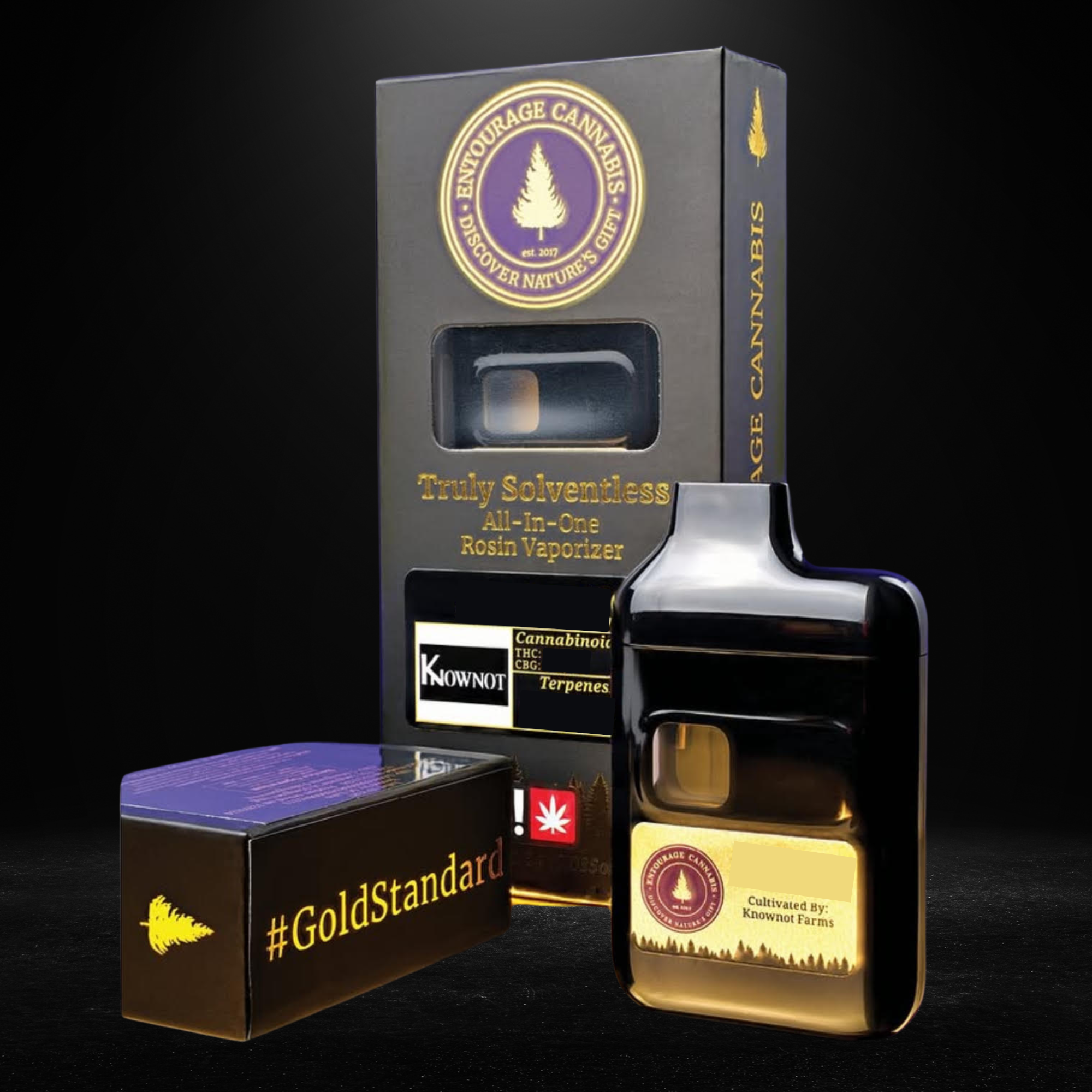 Photograph of product: Entourage | Noize Complaint - 1g Live Resin AIO
