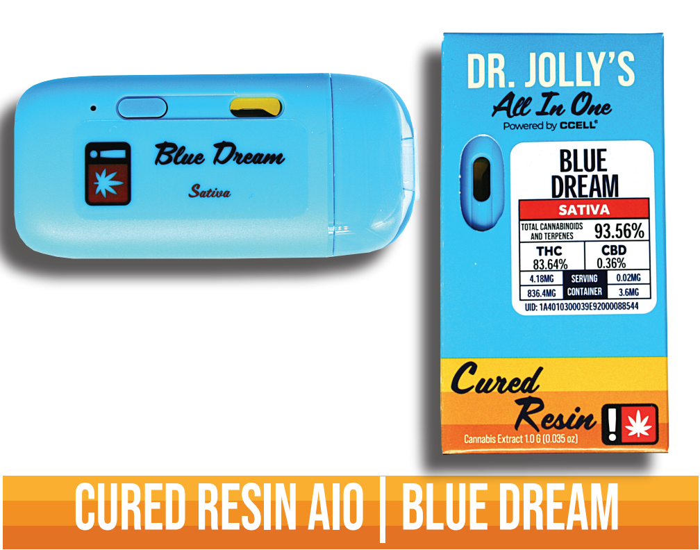 Photograph of product: Blue Dream Cured Resin Disposable | 1g