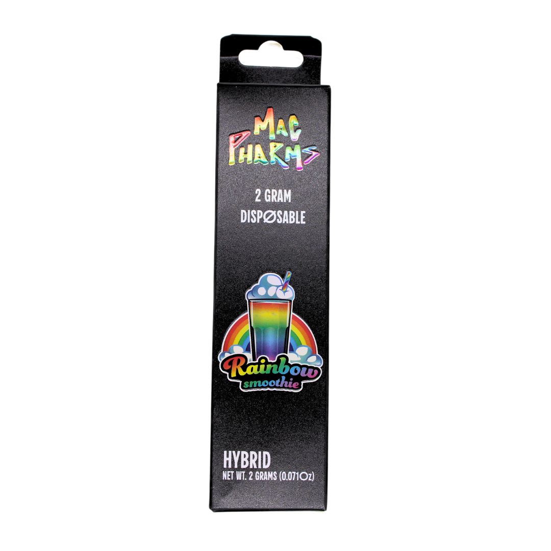 Photograph of product: Mac Pharms - 2g Disposable - Rainbow Smoothie