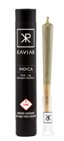 Photograph of product: Kaviar - Infused Pre Roll - GMO Rootbeer (1.5g)