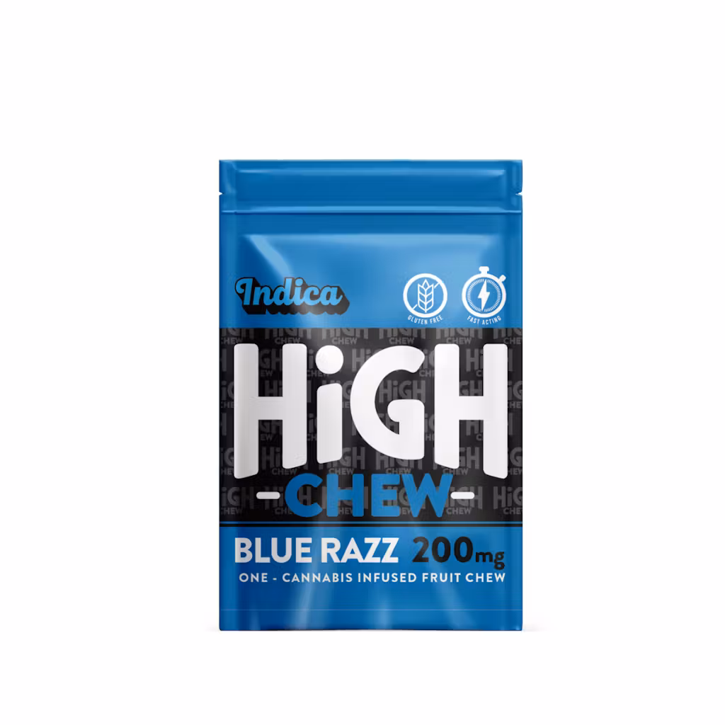 Photograph of product: High Chew - Blue Razz - 200mg