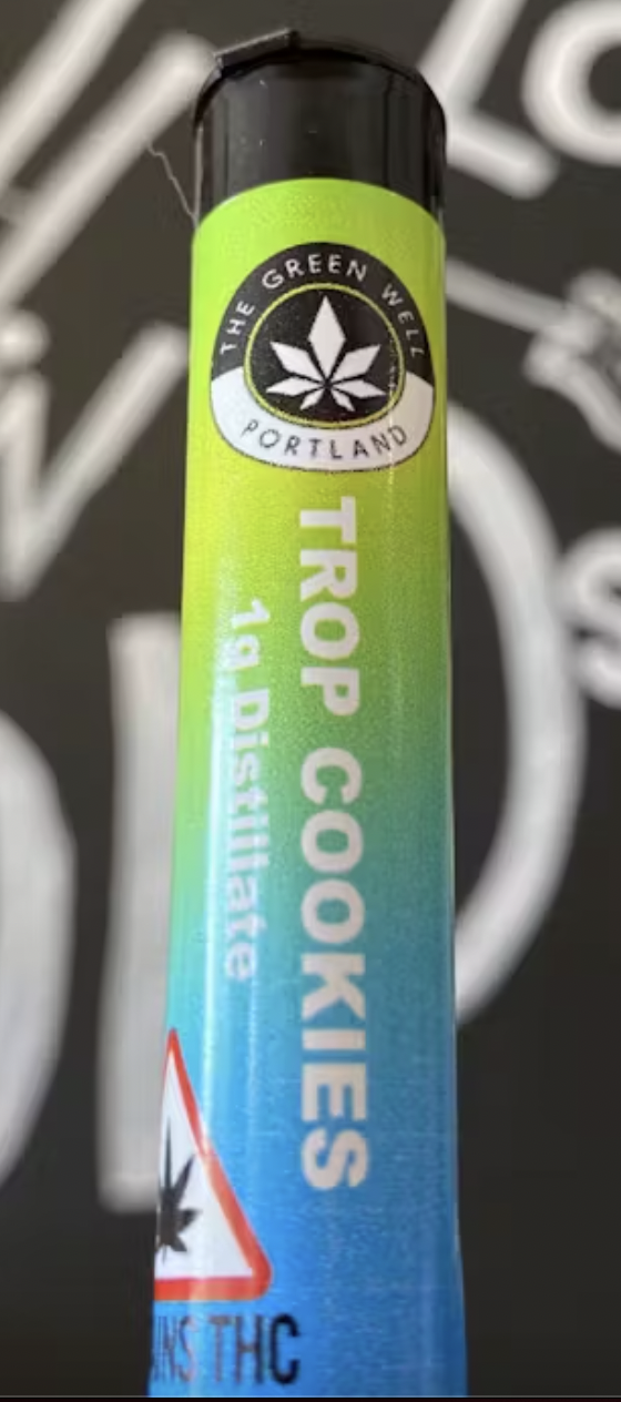 Photograph of product: Trop Cookies | Distillate Cartridge