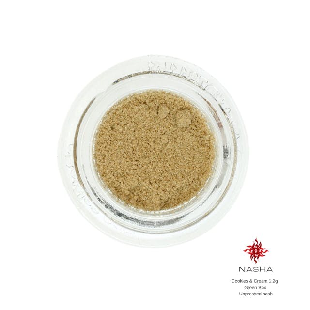Photograph of product: Cookies & Cream | 1.2g Green Unpressed au chocolat