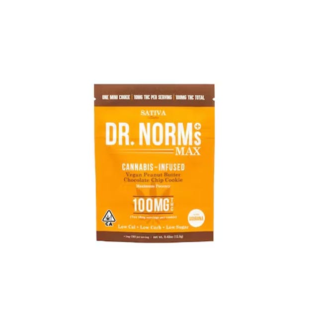 Photograph of product: MAX Peanut Butter Chocolate Chip Cookie | 1pk 100mg