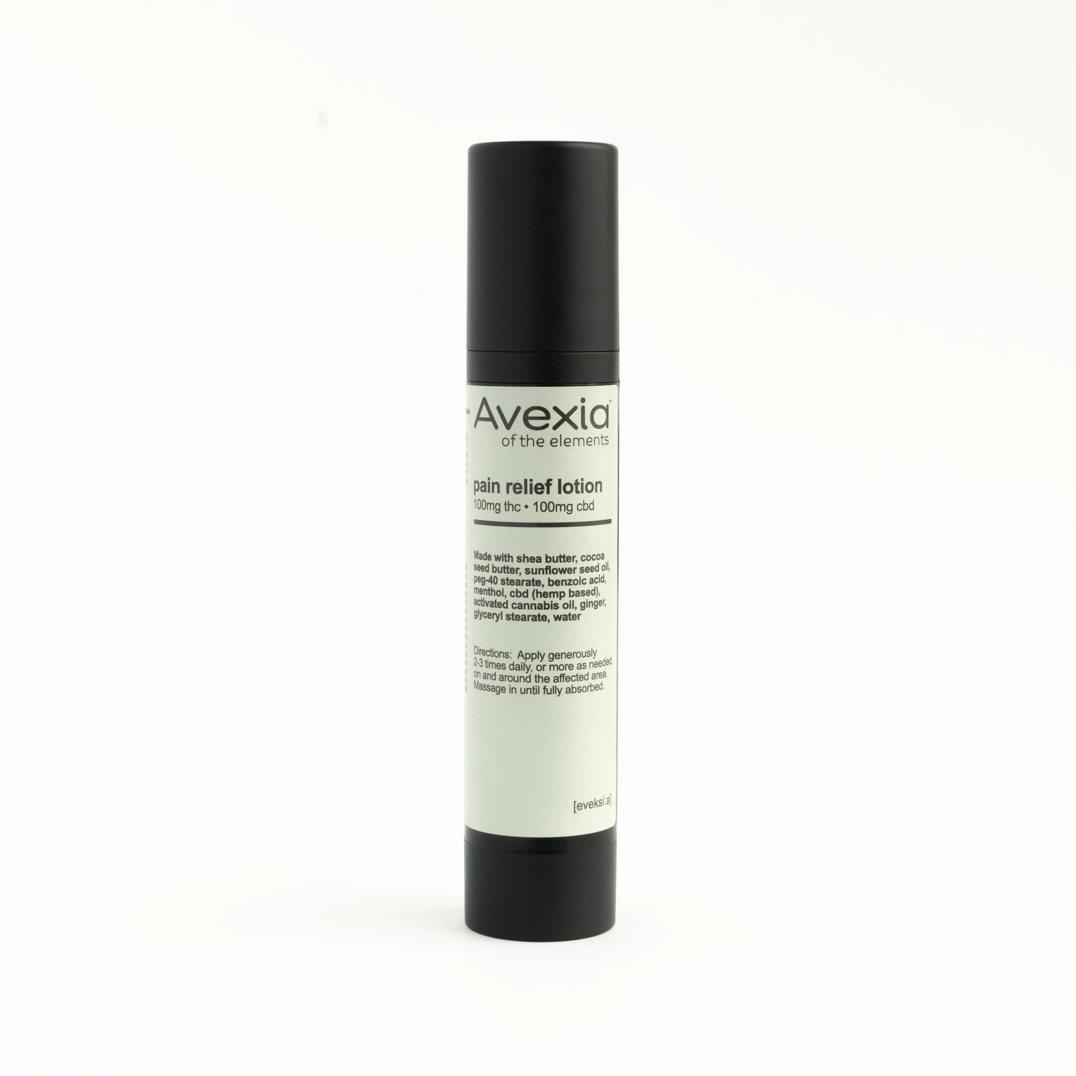 Photograph of product: Avexia l 1:1 [TH-oui:CBD] Lotion l 100mg
