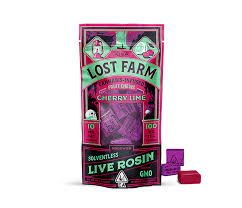 Photograph of product: Lost Farm Rosin Chews 100mg - Cherry Lime 'GMO' (I)