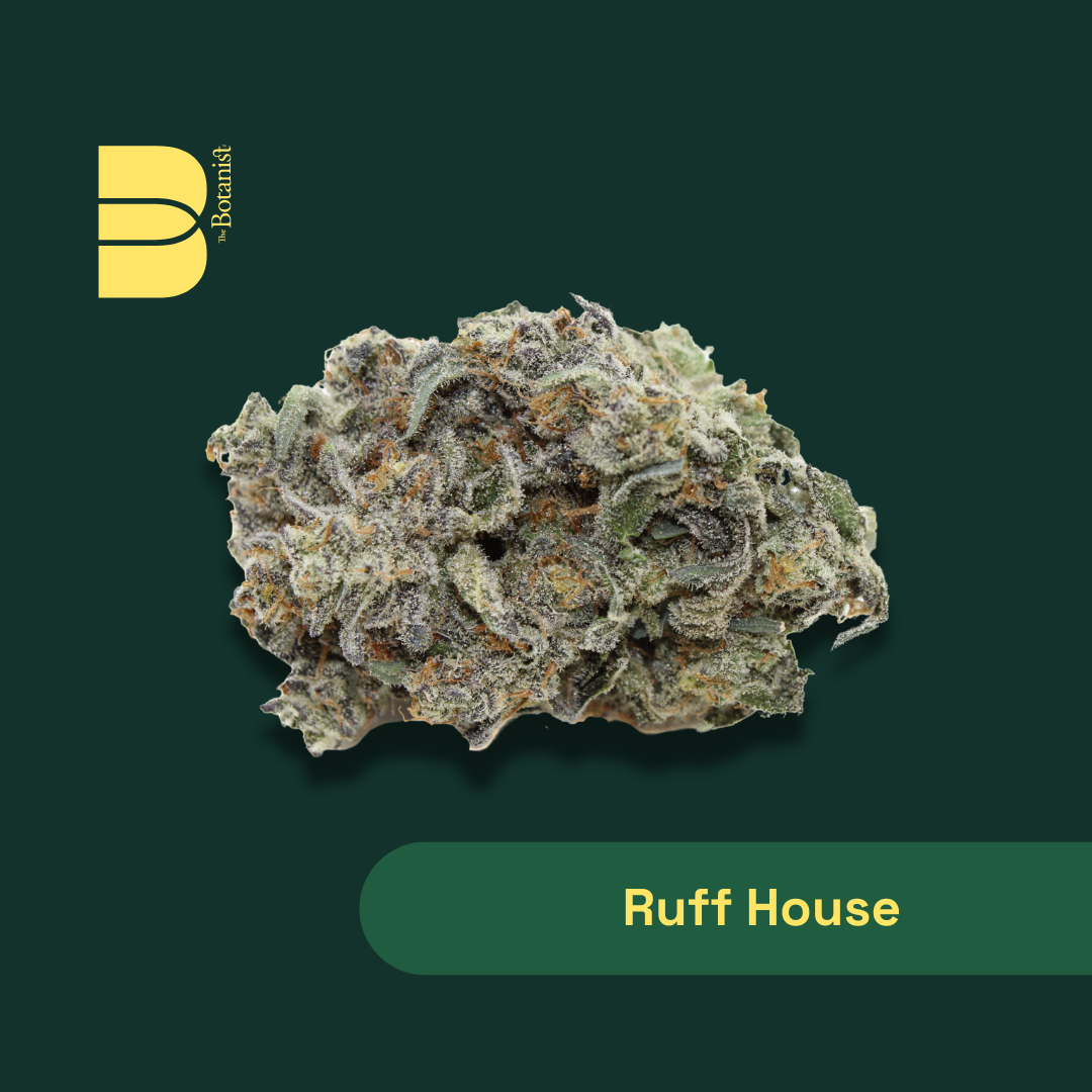 Photograph of product: The Botanist Ruff House (H) Flower 3.5g