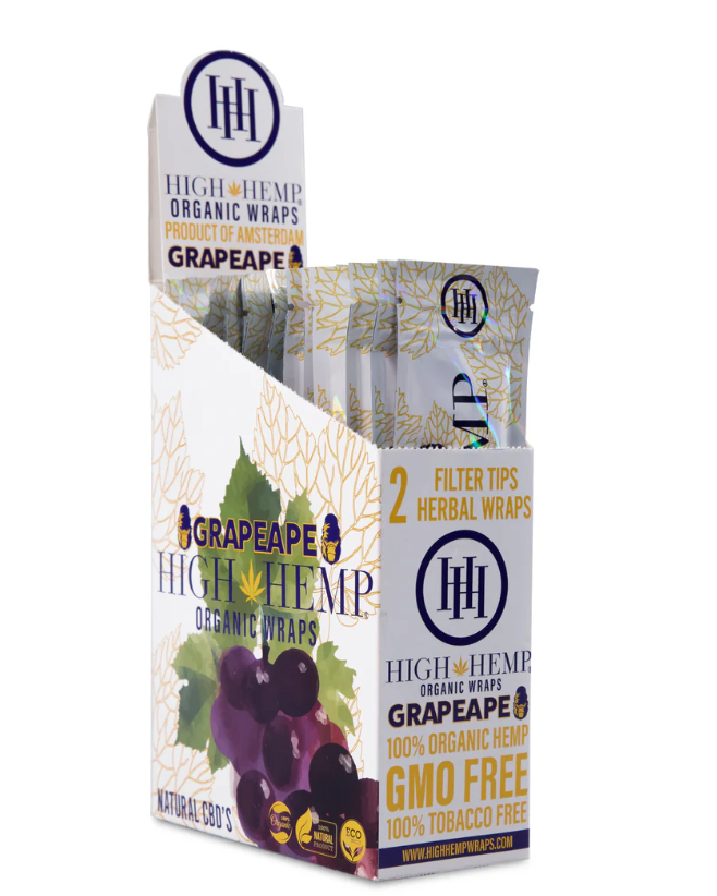 Photograph of product: High Hemp Organic Wraps  Grapeape
