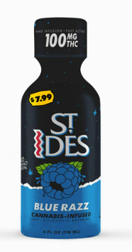 Photograph of product: St. Ides | Blue Razz Shot | 100mg