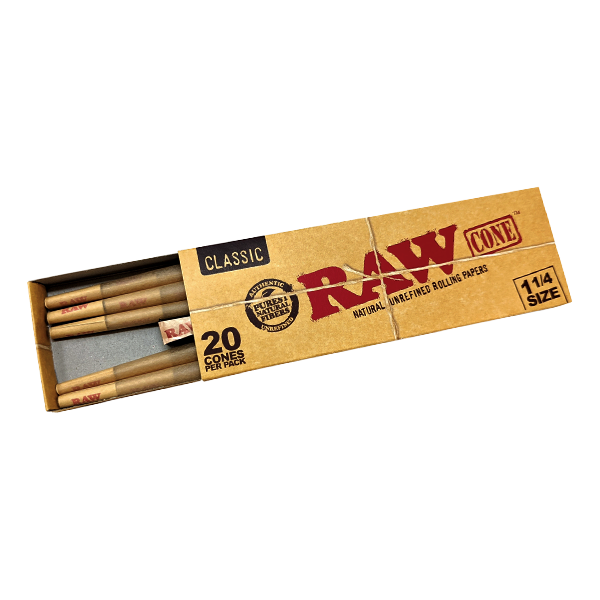 Photograph of product: Raw | Classic 20pk Cones - 1 1/4