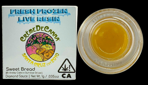 Photograph of product: Creme De Canna Sweet Bread Diamond Sauce