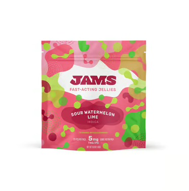 Photograph of product: Gummy Jams Sour Watermelon Lime [10pk] | 50mg