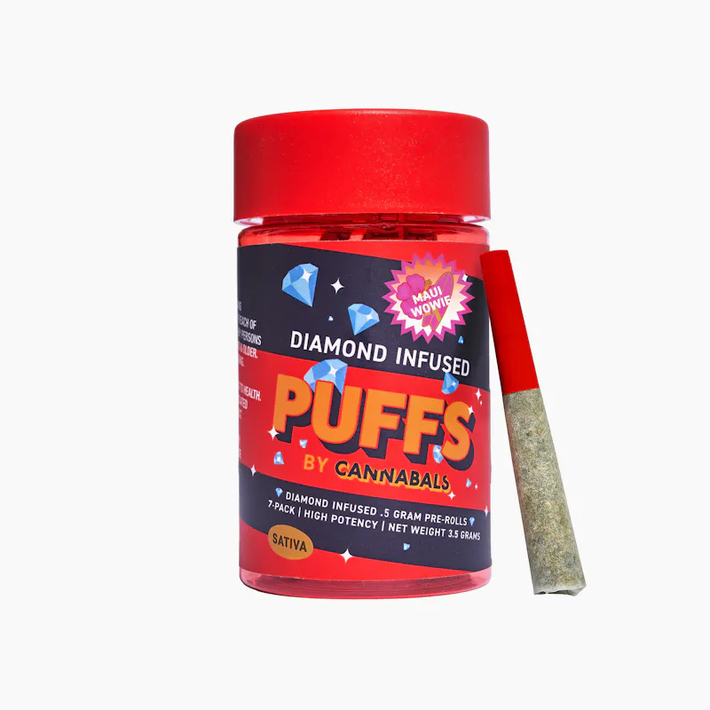 Photograph of Product: Cannabals | Maui Wowie | Diamond Infused | 7pk | 3.5g