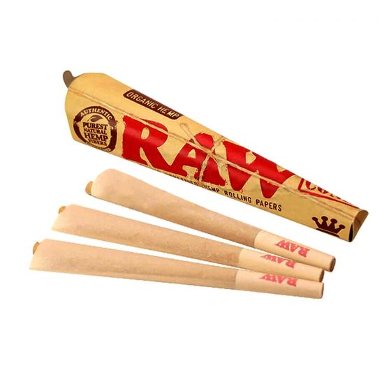 Photograph of product: Raw Cones King Size Classic 3PK (YBW)