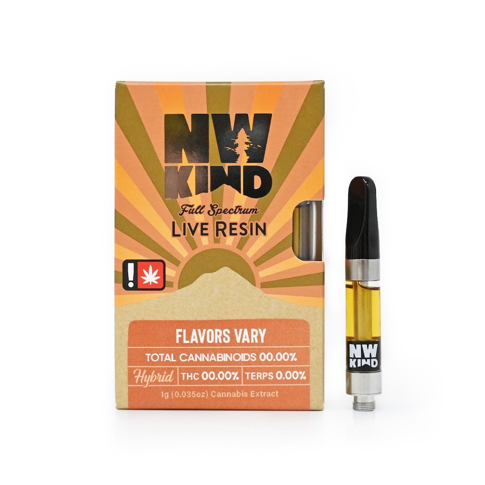 Photograph of product: NW KIND - VAPE LIVE RESIN - 1G - Oui'd - SUPER SILVER HAZE