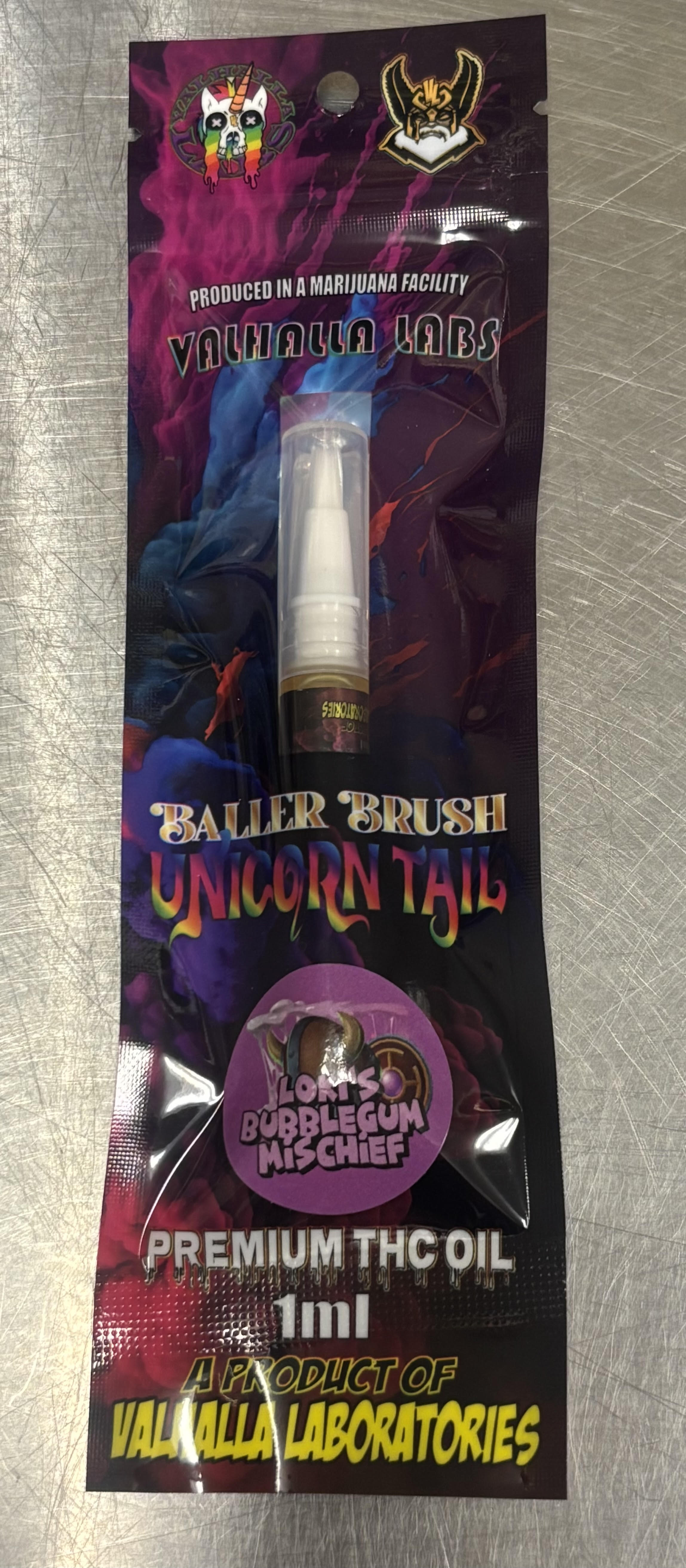 Photograph of product: Valhalla 1g Loki's Mischief Bubblegum Brush