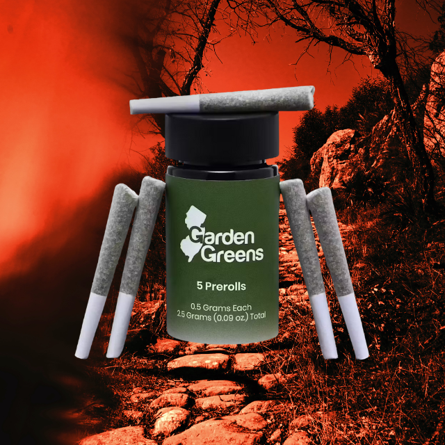 Photograph of product: PREROLL | DANTE'S INFERNO | 5-PACK | 2.5G