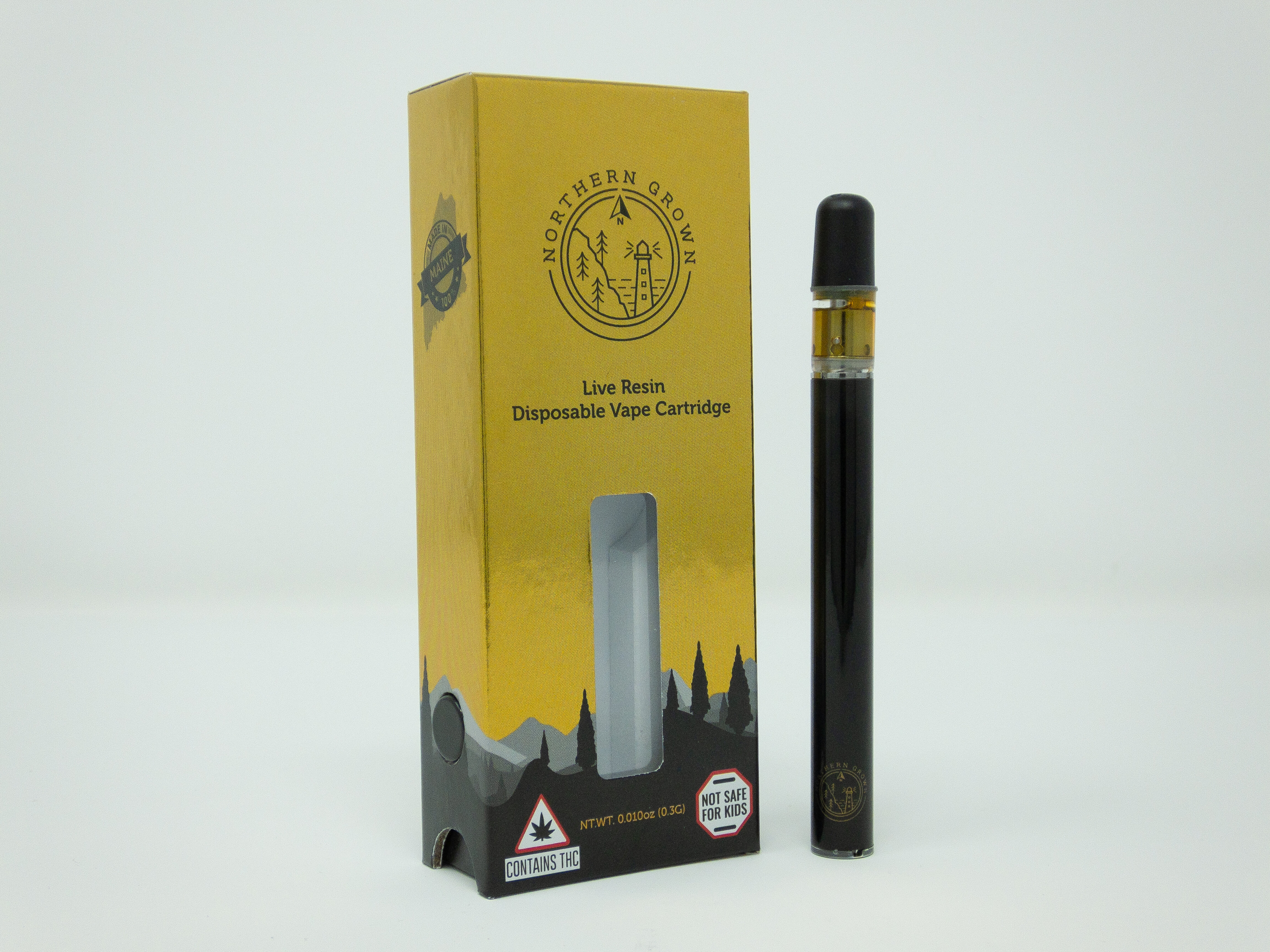 Photograph of product: Northern Grown California Octane Live Resin Disposable