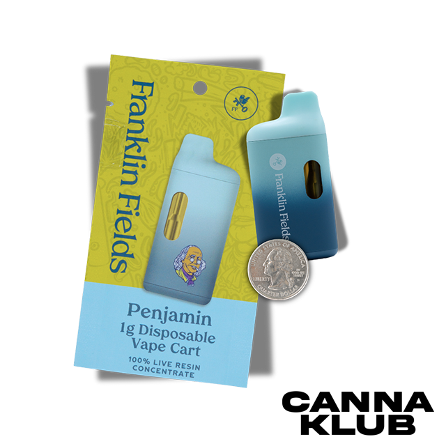 Photograph of product: BLUEBERRY MUFFIN 1G LIVE RESIN DISPOSABLE