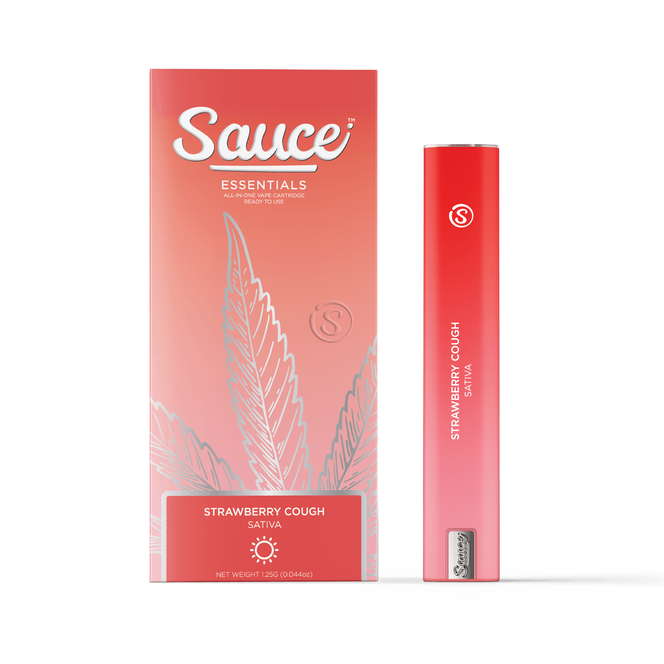 Photograph of product: Sauce Essentials | Strawberry Cough Live Resin All-In-One | 1.25g