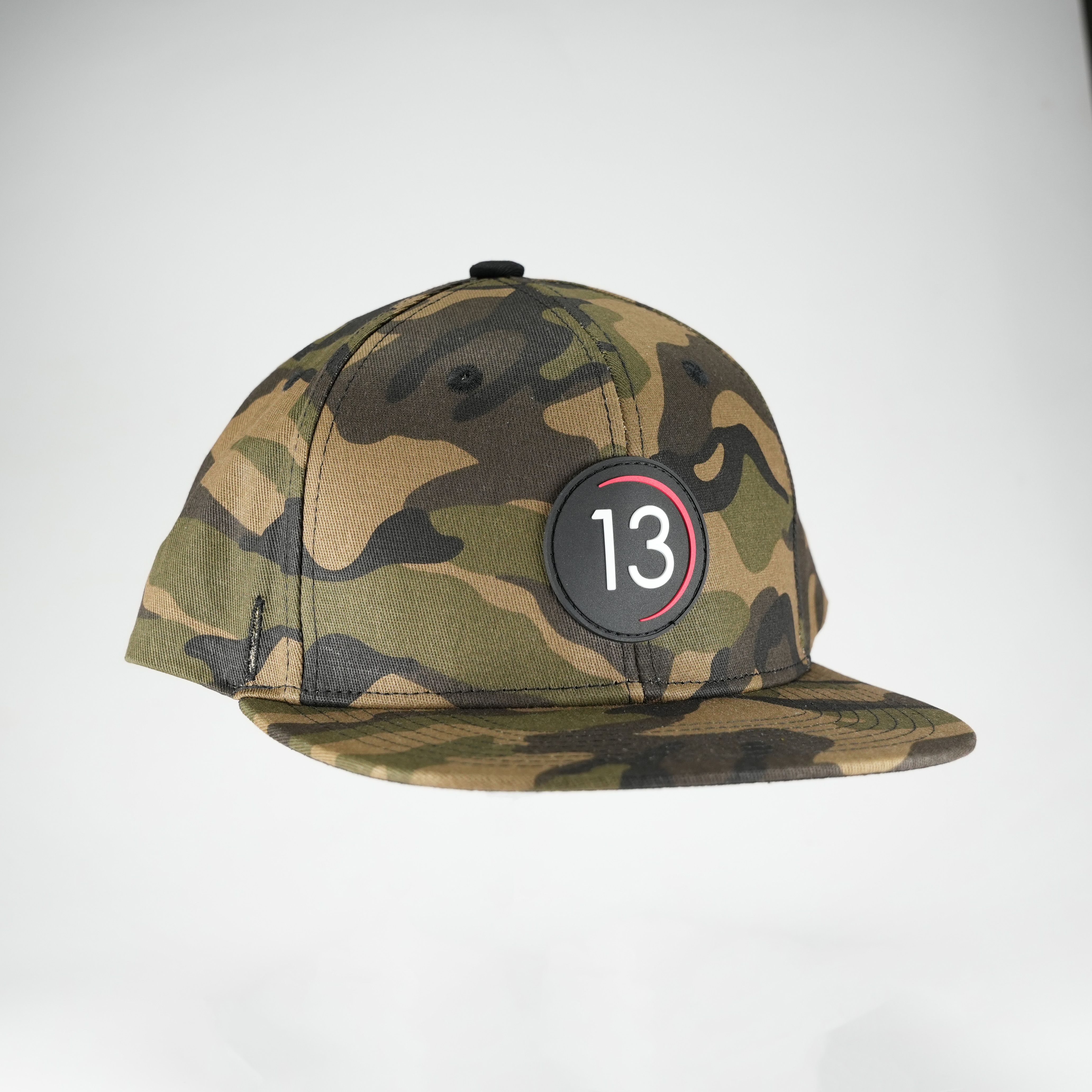 Photograph of product: Planet 13 Camo Crescent Hat