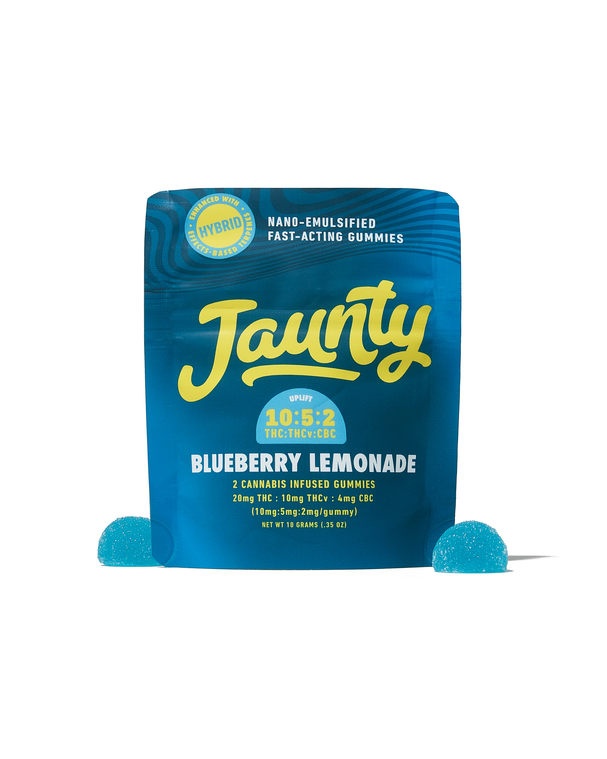 Photograph of Product: Blueberry Lemonade | 10:5:2 | THC:THCv:CBC | 20mg | 2pk