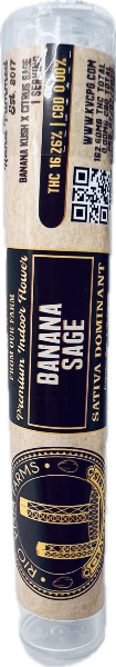 Photograph of product: Banana Sage 1g Pre-Roll - Rio Vista Farms