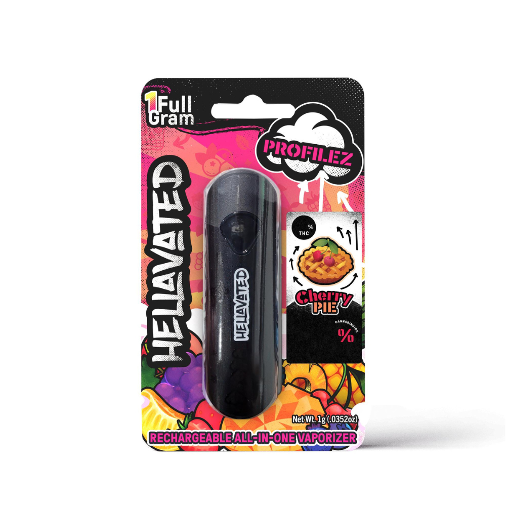 Photograph of product: Hellavated | CHERRY PIE Disposable Distillate Cartridge
