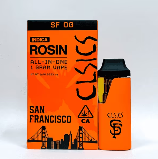 Photograph of product: SF OG - ROSIN - 1000 MG