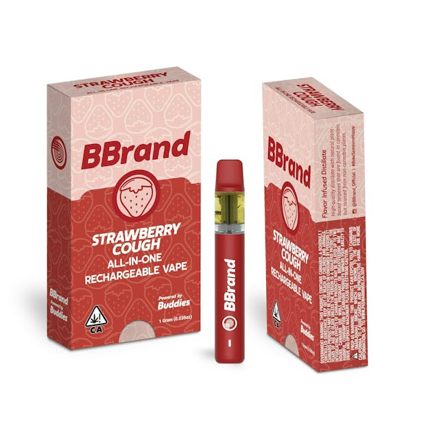 Photograph of product: Strawberry Cough | 1g AIO - 