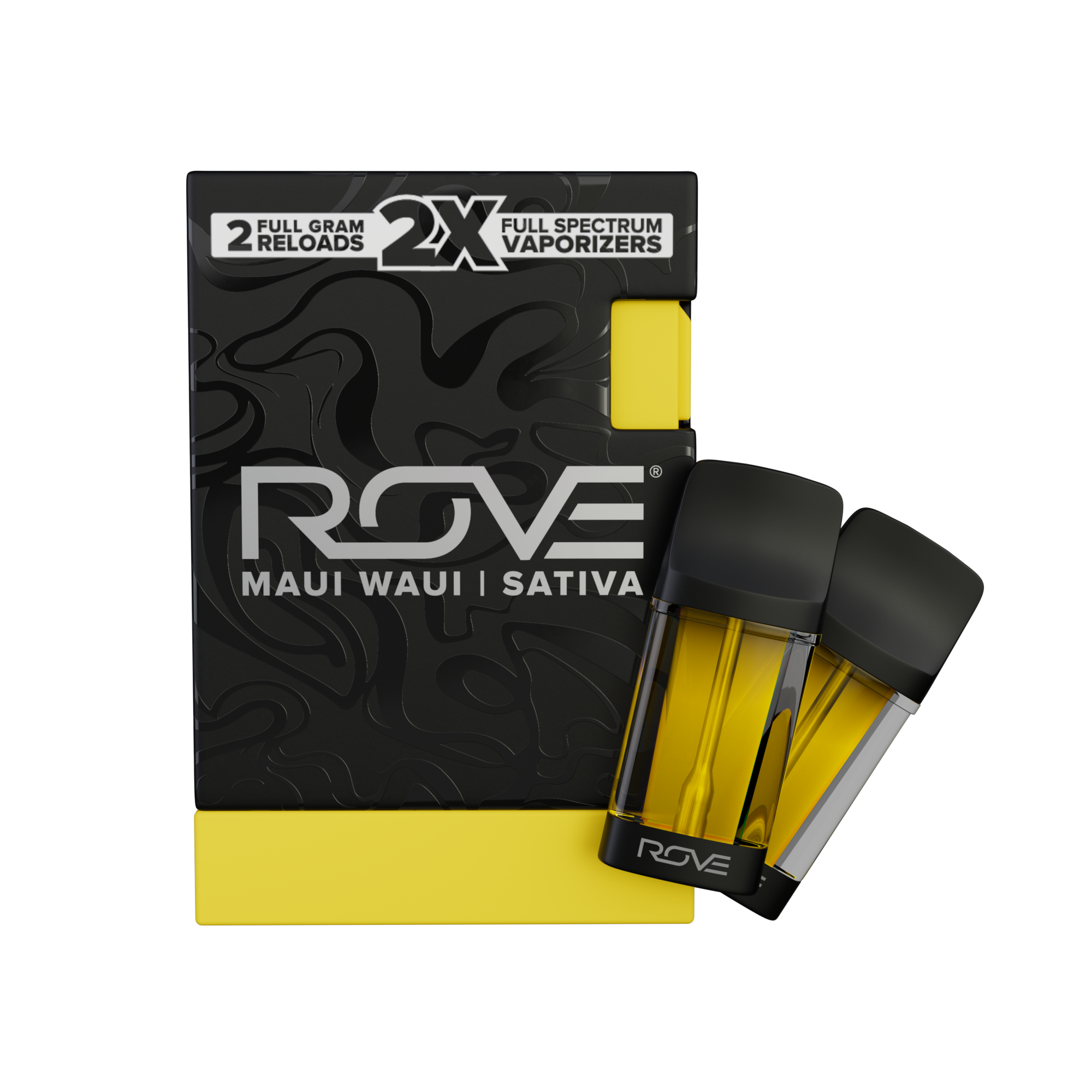 Photograph of product: ROVE | 2x RELOAD Vapor Cartridge | Live Resin | Maui Waui | 2g