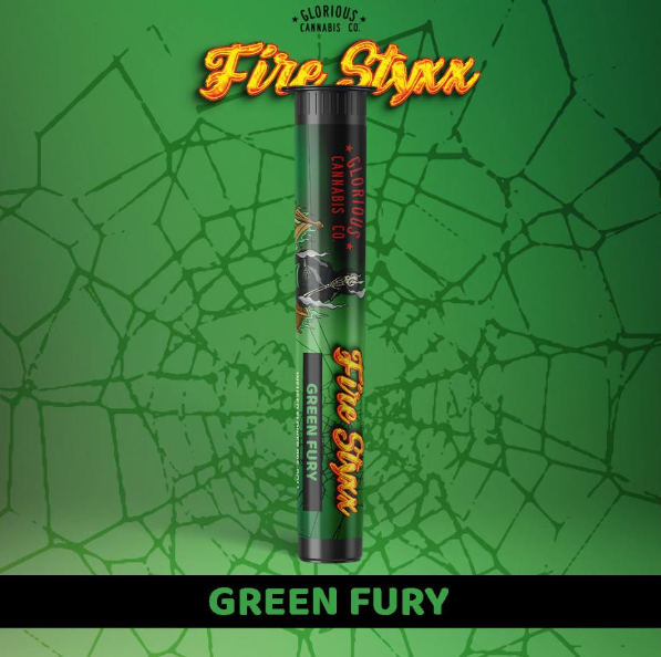 Photograph of product: Green Fury | Infused Fire Styxx | Simpler Daze