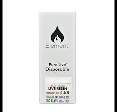Photograph of product: Element - Pure Live Disposable - - Grape Cream Cake