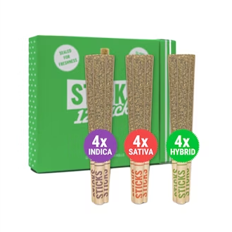 Photograph of product: Koala / Grapericot / Black Patronus Multi Strain Preroll Pack | .5g x 12