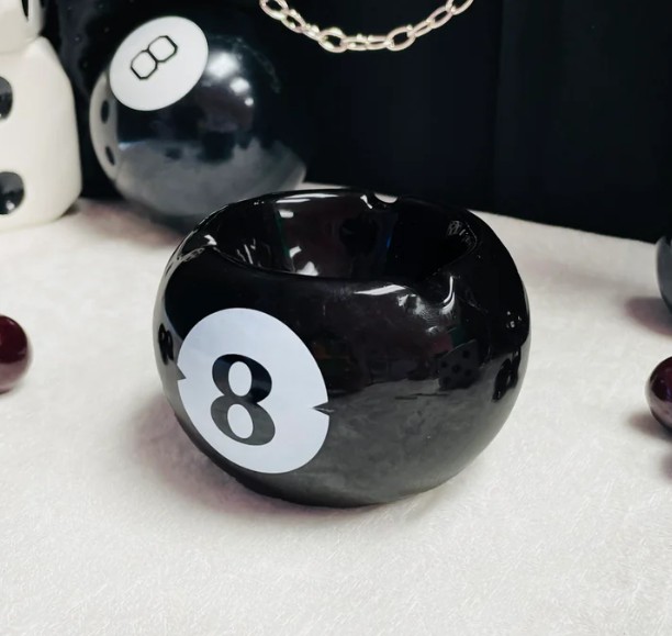 Photograph of product: A Shop of Things | 8 Ball Ashtray